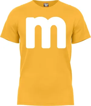 Unisex Youth Letter M Halloween Costumes T-Shirt for Boys/Girl | Funny Cool Graphic Tee Shirts Idea