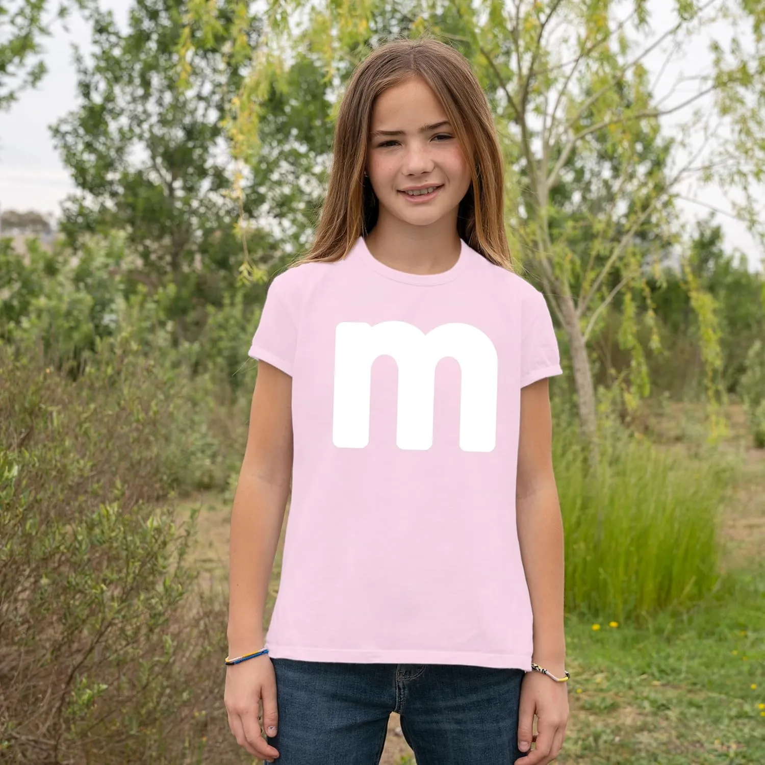 Unisex Youth Letter M Halloween Costumes T-Shirt for Boys/Girl | Funny Cool Graphic Tee Shirts Idea