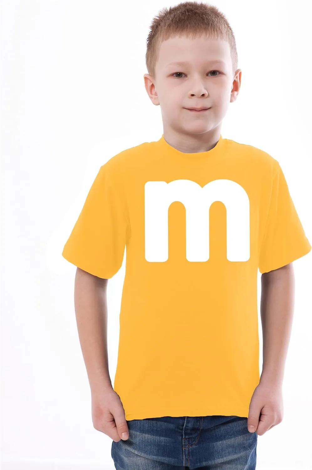Unisex Youth Letter M Halloween Costumes T-Shirt for Boys/Girl | Funny Cool Graphic Tee Shirts Idea
