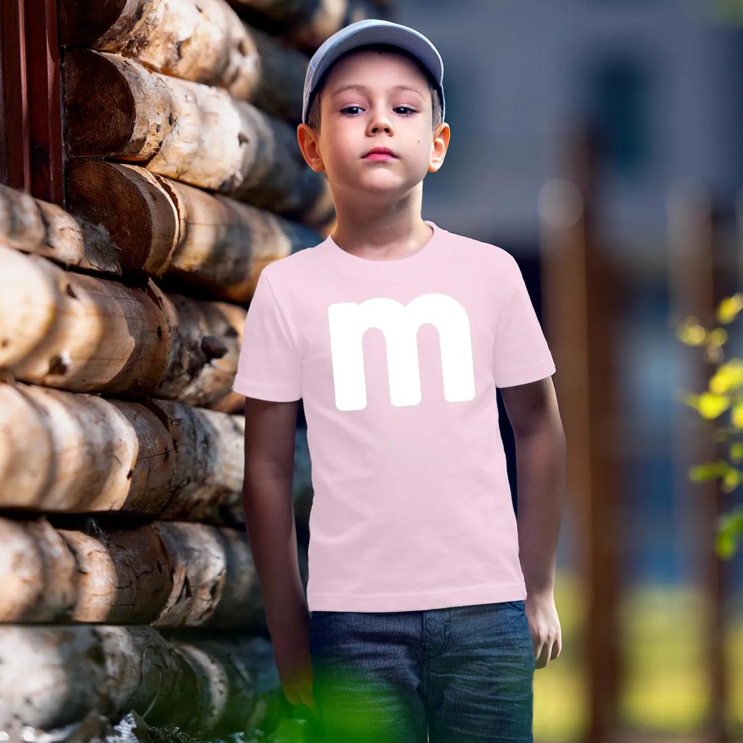 Unisex Youth Letter M Halloween Costumes T-Shirt for Boys/Girl | Funny Cool Graphic Tee Shirts Idea
