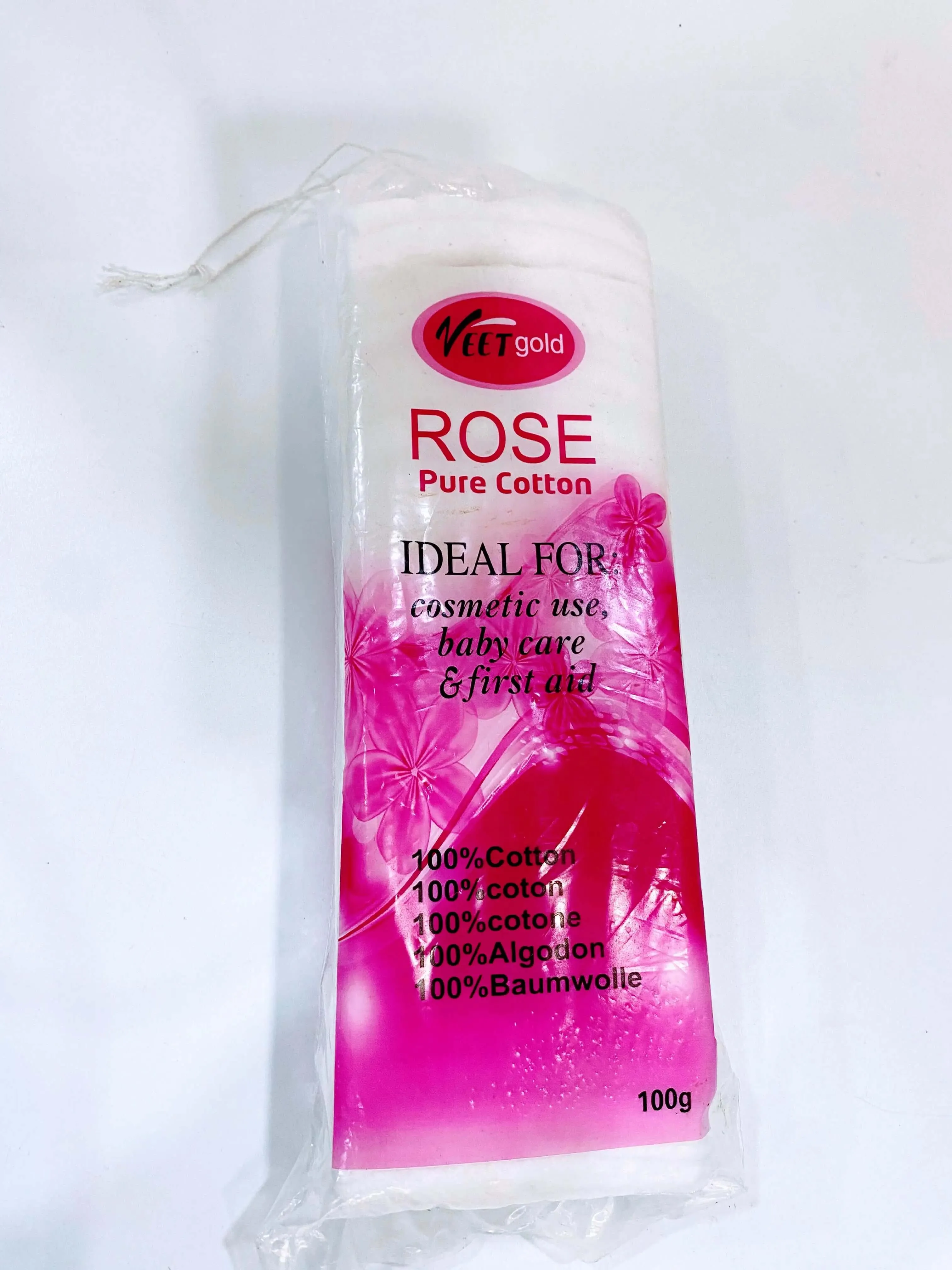 Veetgold Rose Pure Cotton wool