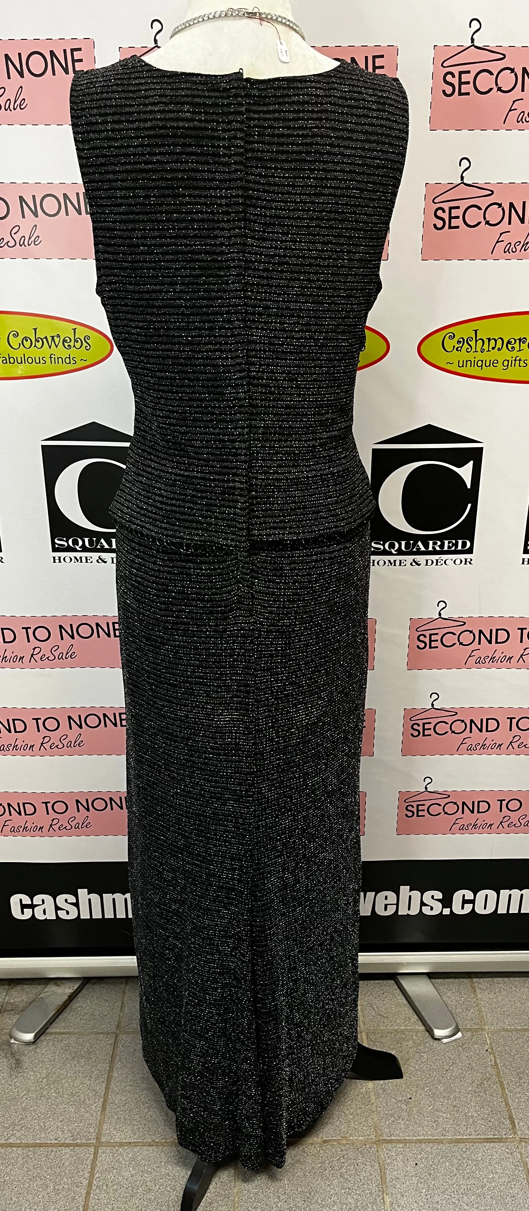 Vintage Joseph Ribkoff Sparkly Dress (Size 10)