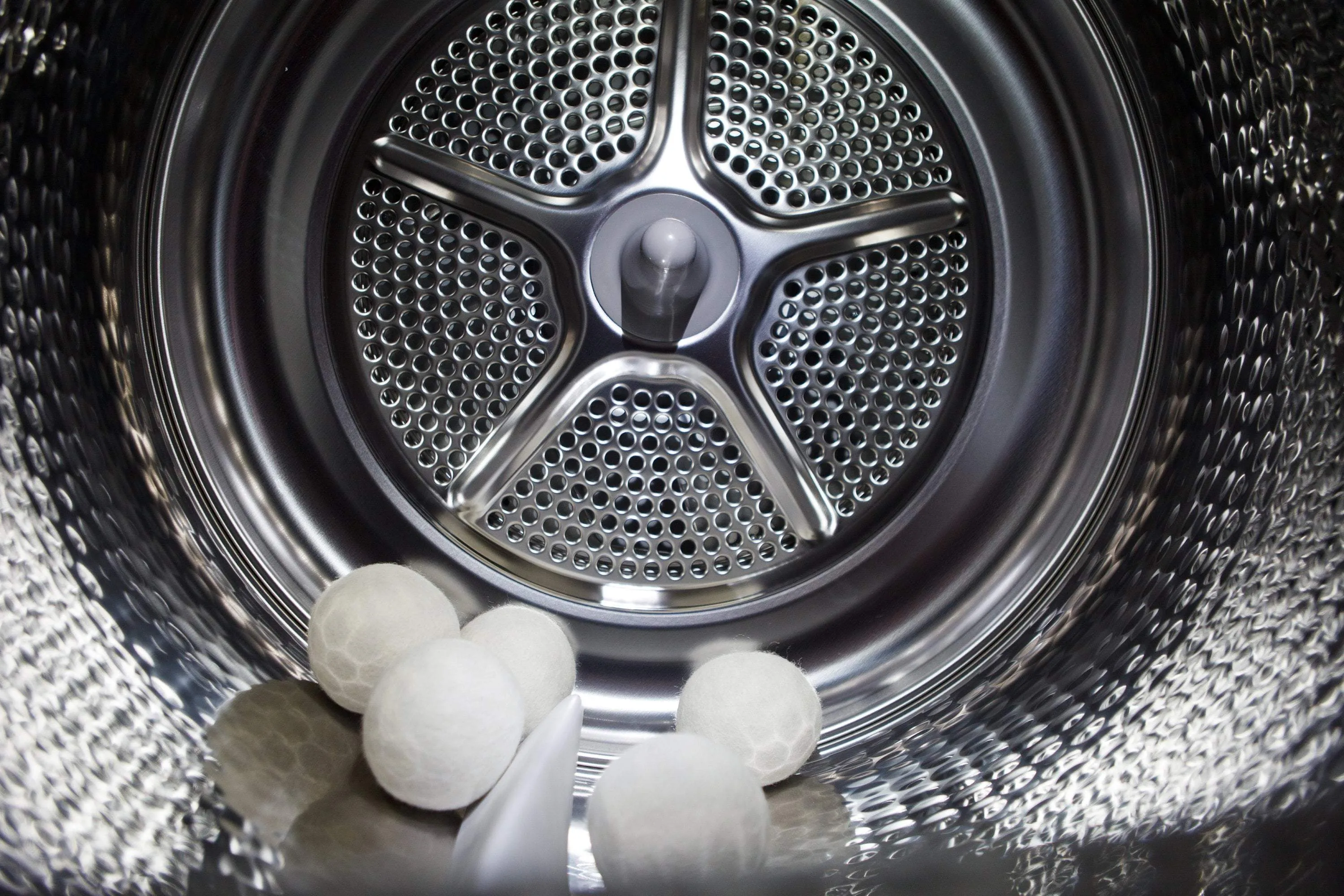 Wool Dryer Balls XL FULL Set of 6 White OR 6 Gray Wool Dryer Balls for Softening Laundry 100% Natural Laundry Softener